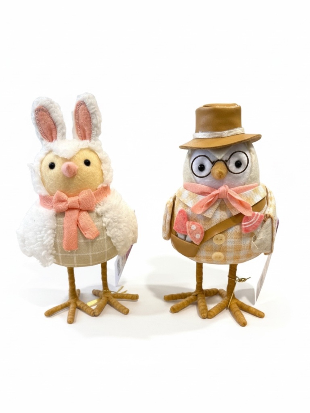 Spritz Truffle and Tuft Fabric Birds